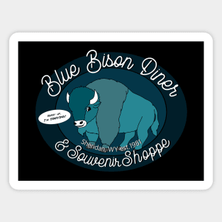Blue Bison Diner & Souvenir Shoppe Magnet